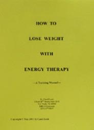 How To Lose Weight With Energy Therapy