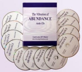 The Vibration of Abundance audio CDs
